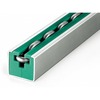Profile for round-link chain, type CRG, Werkstof S green, 6mm, L=2000mm